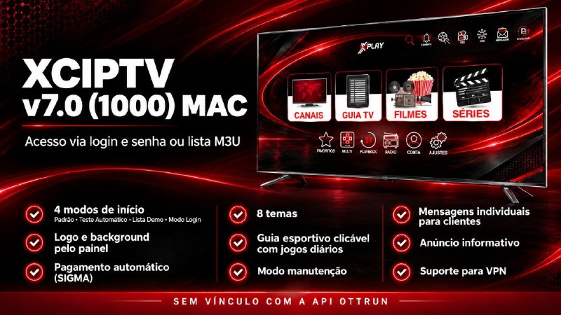 XCIPTV v7.0(1000) MAC